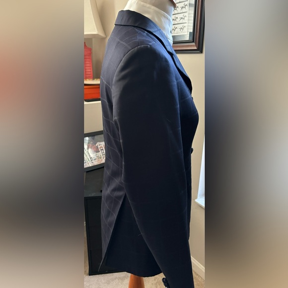 Grand Prix Women's Tone on Tone Navy Show Jacket 14 Slim. - Picture 2 of 6